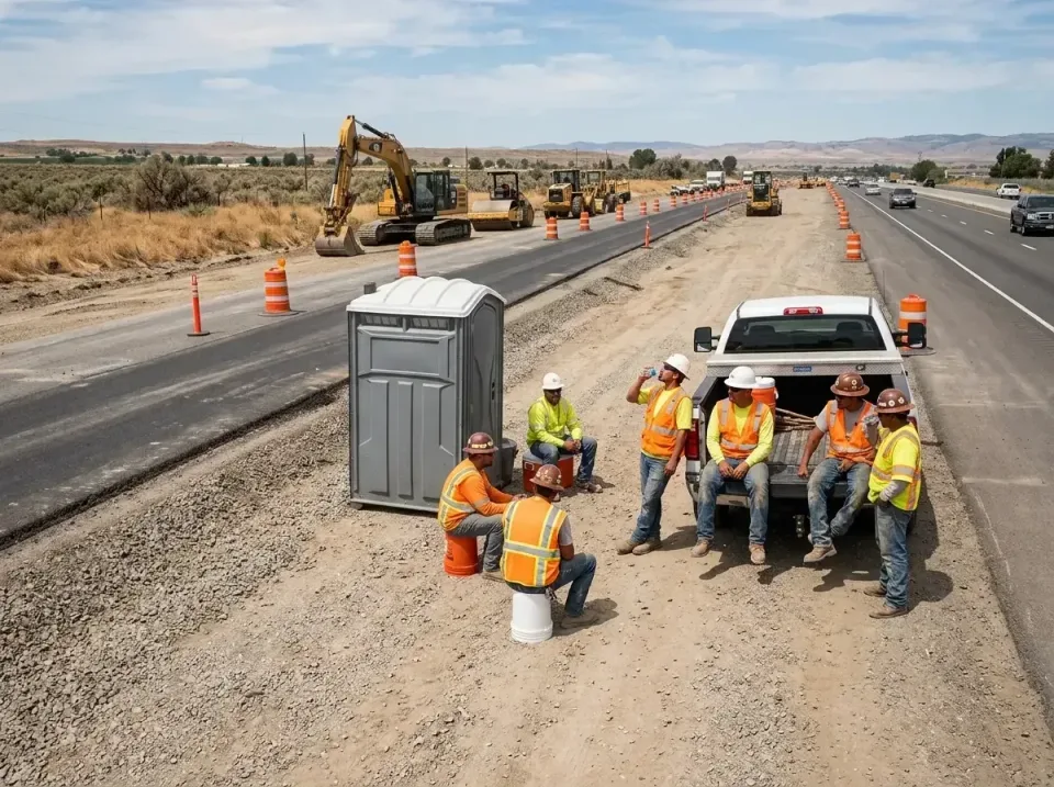 highway-road-construction-crew-007 — frequently asked questions, Porta Potty and Restroom Rentals in Davenport, IA